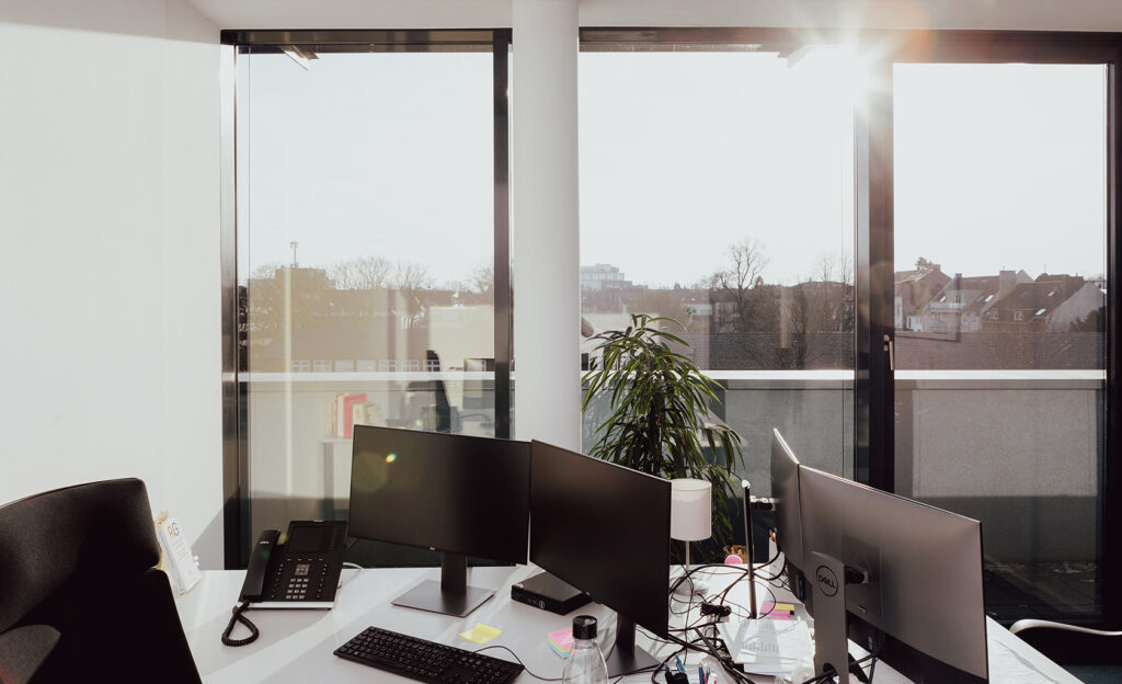 Ein Büro in unserem Standort Mönchengladbach